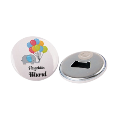 Bursa Buton Magnetli Açacak Baskı