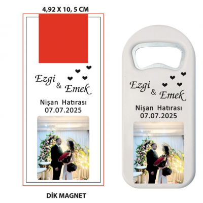 Bursa Dikdörtgen Açacaklı Magnet
